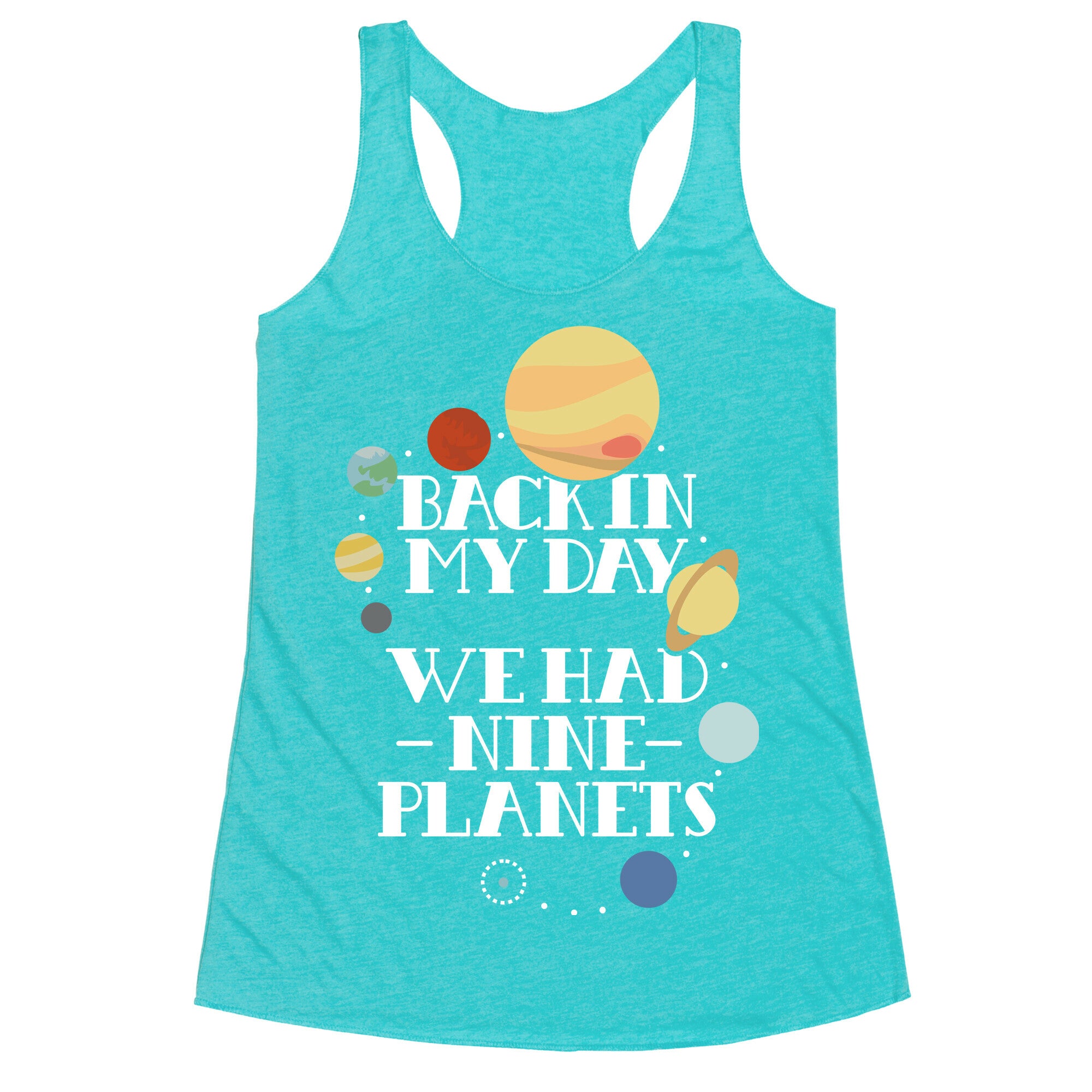 Nine Planets Racerback Tank
